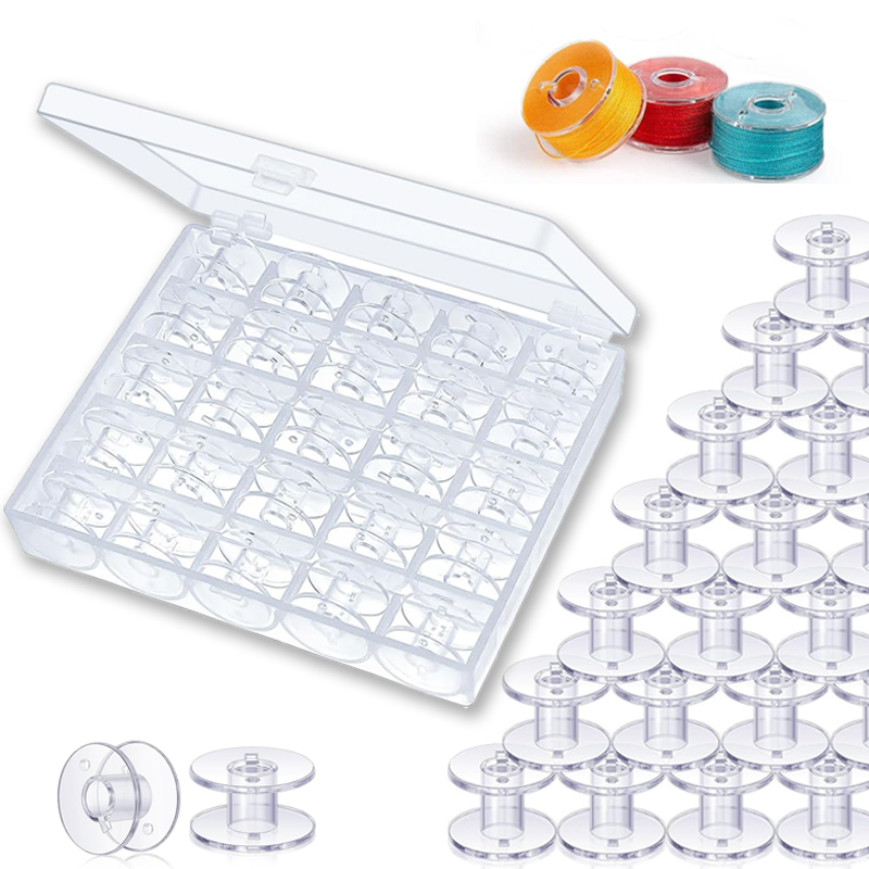 Craft Embellishment Storage - 25 stks Thuis Naaimachine Bodem Draad