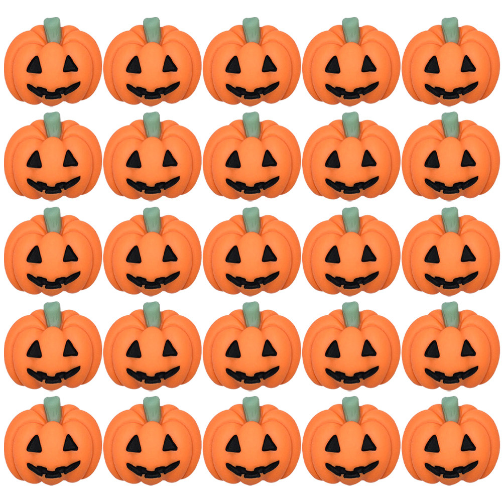 Embellishment Crafts - 50 stuks kleine hars pompoen charms