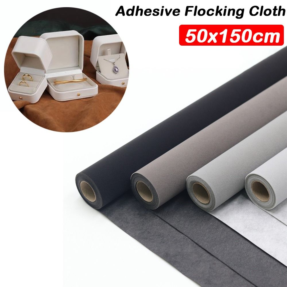Velvet Ribbon Roll - 50x150cm Zelfklevende Fluweelstof Verdikte Zachte Aanraking