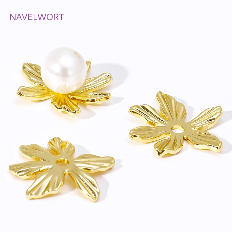 18K vergulde grote bloemkralen - Embellishment Crafts recensie en prijs