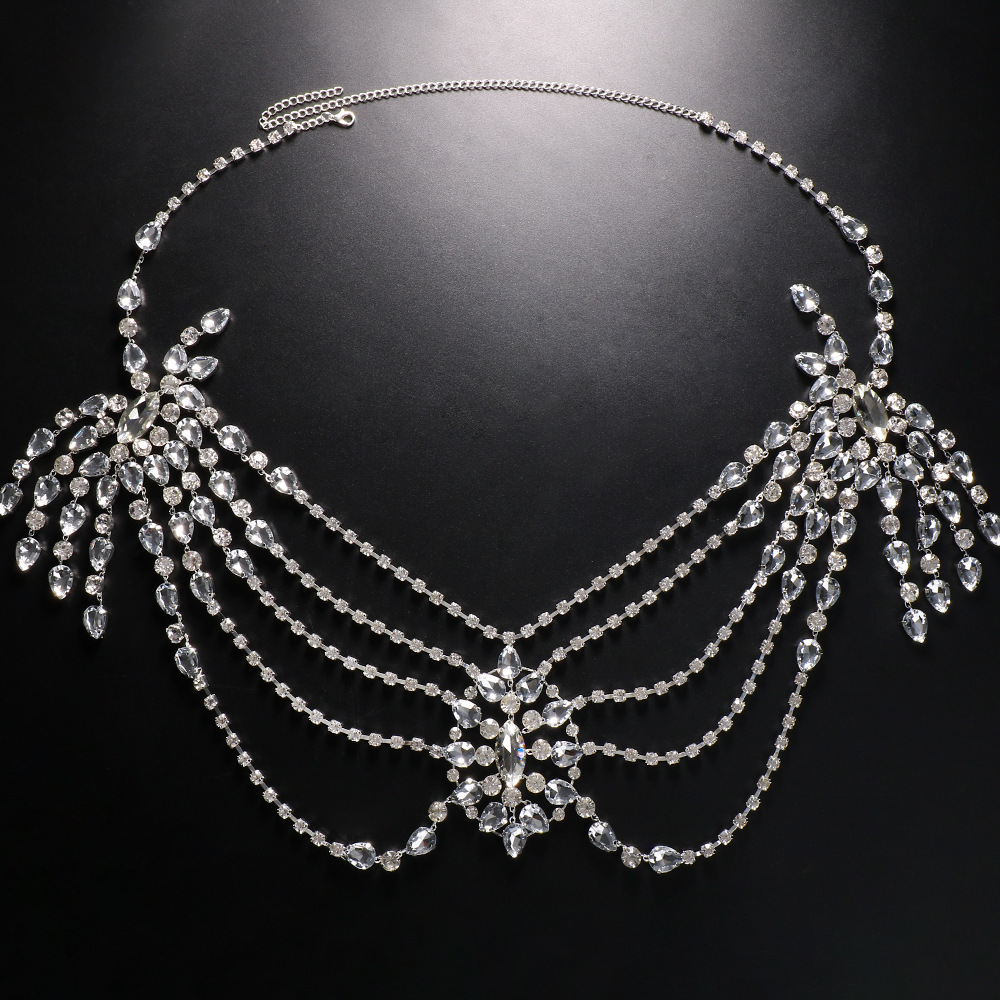Boho Kristal Bruids Schouderke - Pearl Trim Chain recensie en prijs