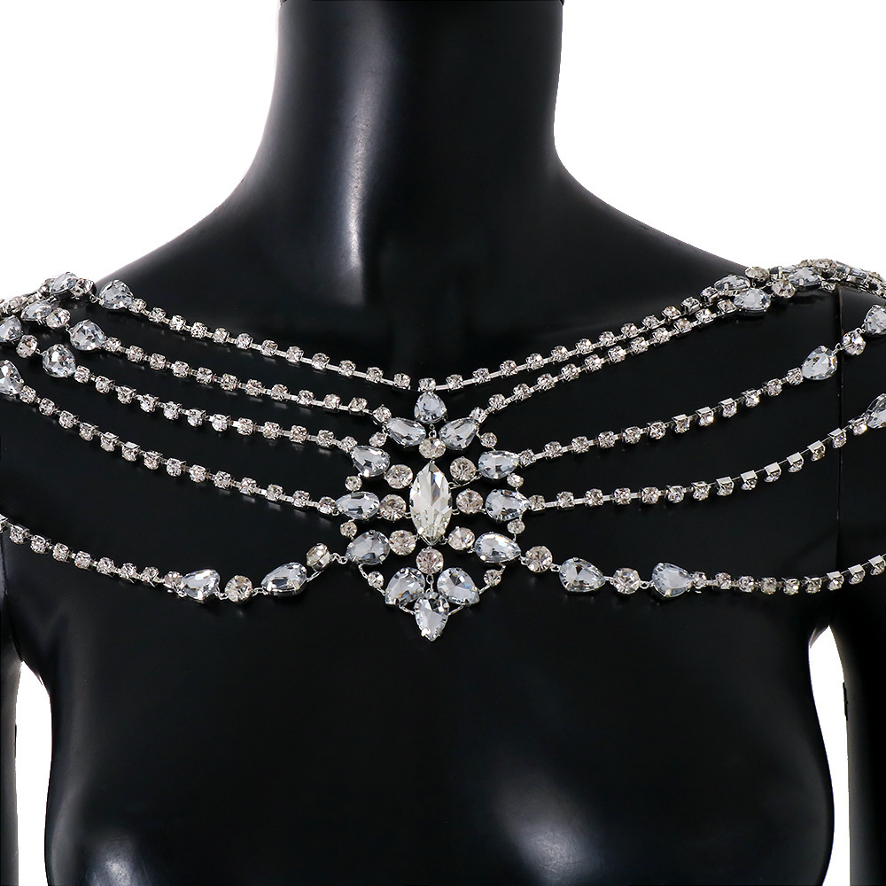 Boho Kristal Bruids Schouderke - Pearl Trim Chain recensie en prijs