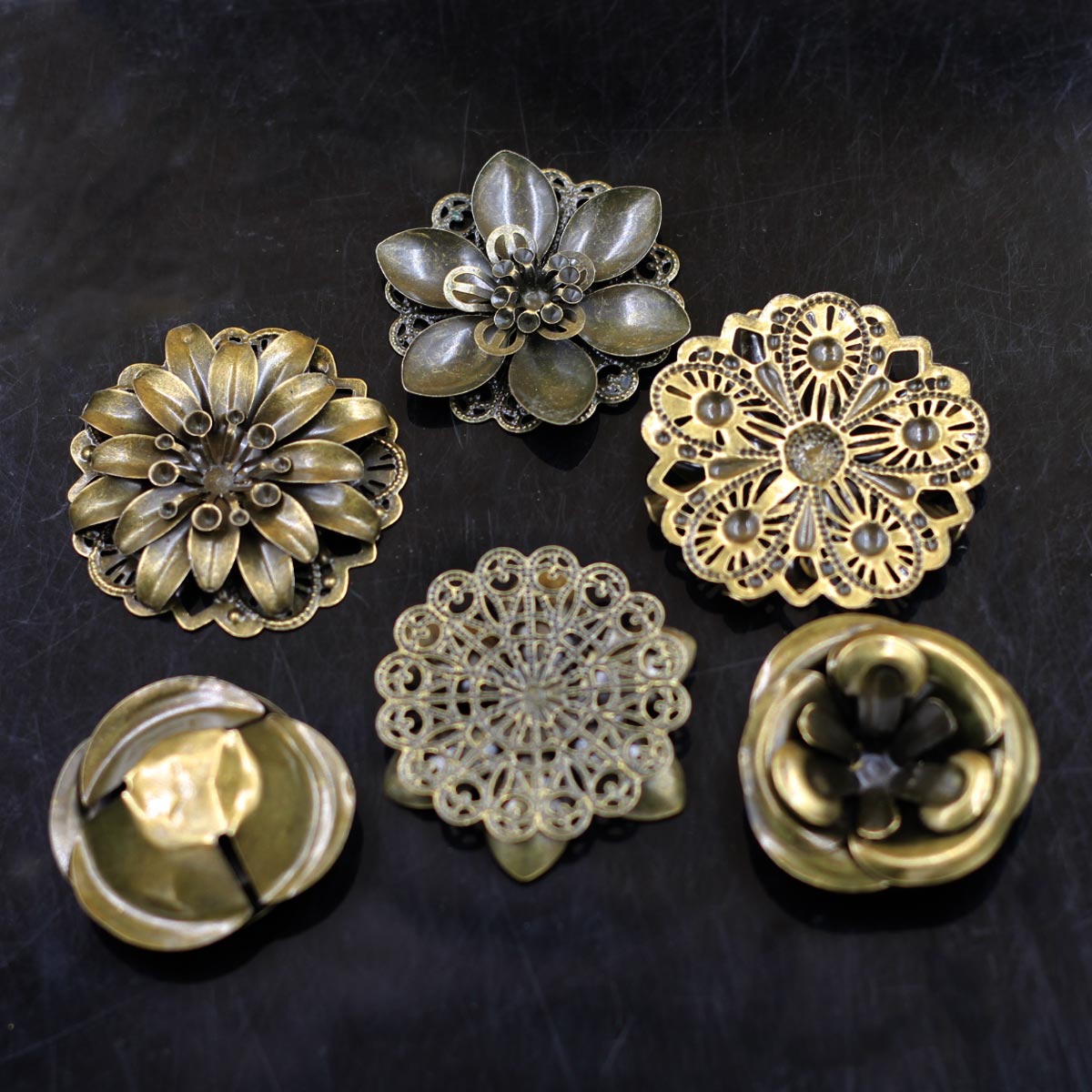 6 stuks versieringen combinati - Embellishment Crafts recensie en prijs