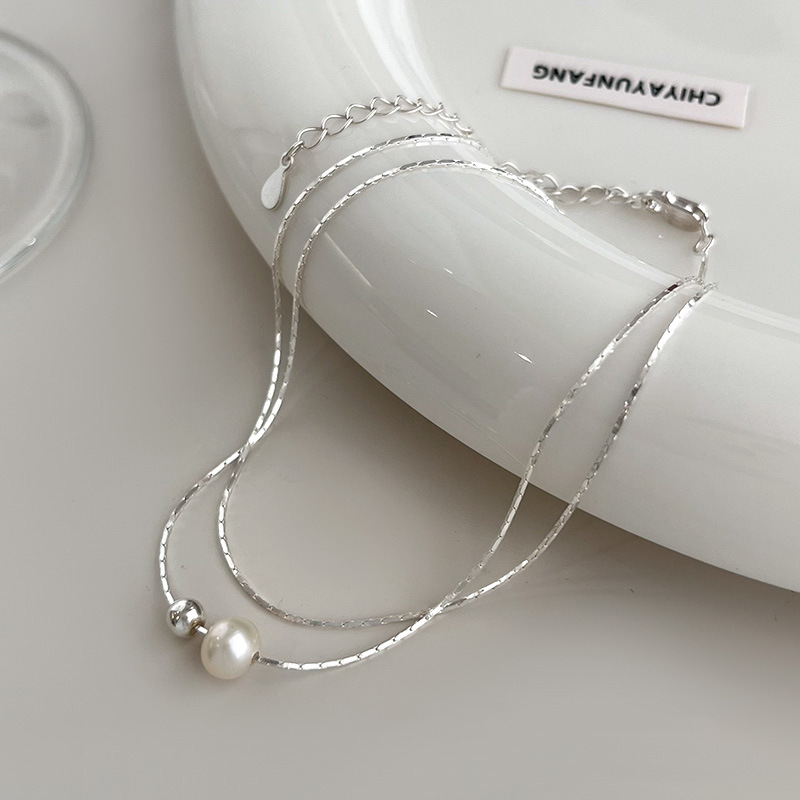 Kerstcadeau 925 sterling zilve - Pearl Trim Chain recensie en prijs