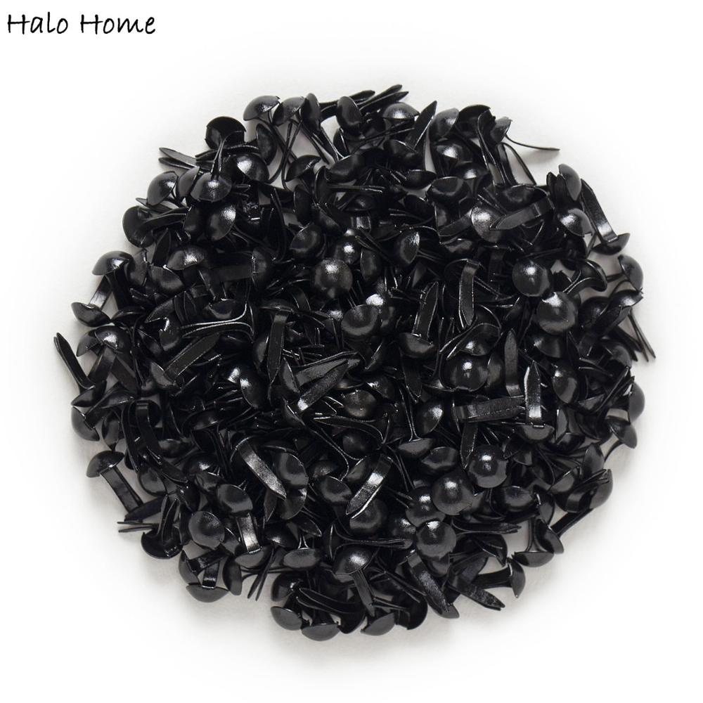500 Stuks Zwarte Ronde Brads S - Embellishments For Scrapbooking recensie en prijs