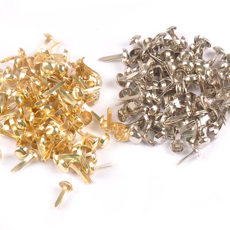 100 Stuks Mix Ronde Brads Zilv - Embellishments For Scrapbooking recensie en prijs